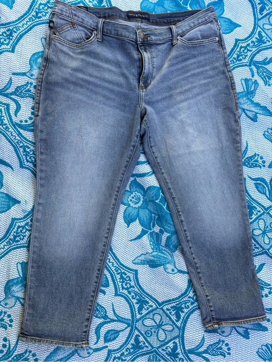 Rock & Republic Denim - Rock & Republic Size 18 Capris Cropped Medium Wash Stretch Denim Jeans